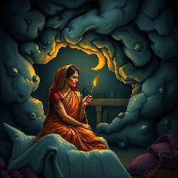 Dheeraj, a desperate maid aged 45 sexually unsatisfied with her husband who can't give her child even after many years of marriage and depending upon her for money is attracted to her landlord Vijay aged 56 , a healthy and prosperous man but can't dared to express her feelings.  Vijay is unmarried still is also attracted to Dheeraj but also couldn't find way to get in touch with her. But at one cold and dark night all barriers shattered & they have physical intimacy after many years.