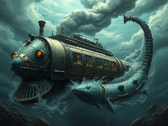 Soñe con una maquinaria gigante en forma de gusano parecido aún tren alreves de color negro o cenizo y era horrible se movía en silencio como nadando en el agua pero en el aire como gusano