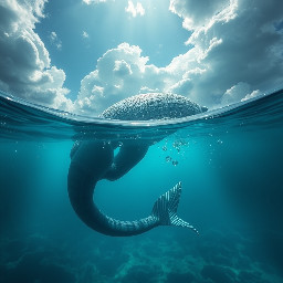 Había algo que giraba en medio del mar, donde me encontraba con mis amigos, eso que sobresalia del mar era gigante y tenía líneas como sogas qué colgaban para abajo y giraban lentamente sobrenostros