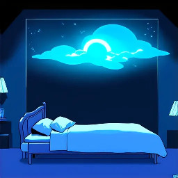 Sleeping in a totally dark room