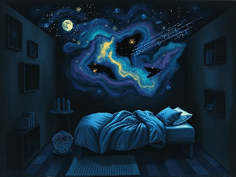 Sleeping in a totally dark room