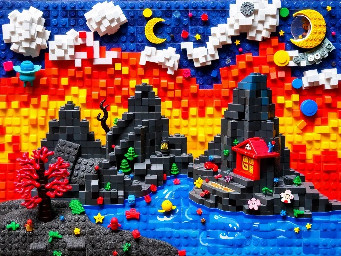 create lego nail art