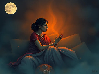 Dheeraj, a desperate maid aged 45 sexually unsatisfied with her husband who can't give her child even after many years of marriage and depending upon her for money is attracted to her landlord Vijay aged 56 , a healthy and prosperous man but can't dared to express her feelings.  Vijay is unmarried still is also attracted to Dheeraj but also couldn't find way to get in touch with her. But at one cold and dark night all barriers shattered & they have physical intimacy after many years.