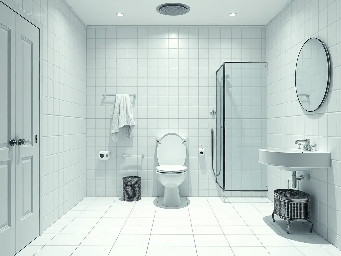 Dans une salle de bains blanche très ordinaire et blanche, je suis assise sur la toilette,  et j’ai du pipi dans la capuche de mon hoodie.