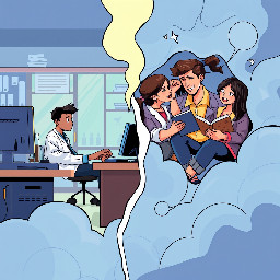 Una imagen dividida en dos partes. En una parte, se ve a un estudiante de la rama de Ciencias y Tecnología en un laboratorio o con un ordenador. En la otra, se ve a un estudiante de la rama de Humanidades y Ciencias Sociales con un libro o debatiendo en un grupo. La imagen debe ser clara y visualmente atractiva, diferenciando las dos modalidades. El estilo debe ser tipo comic